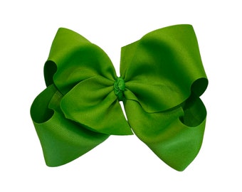 Grands noeuds pour cheveux, Noeuds papillon, Noeuds vert lime, Grands noeuds géants pour filles, Noeud style sudiste, Noeuds de 6 pouces, Noeuds Texas, Grands noeuds pour cheveux, Noeuds pour tout-petits