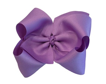 Noeud pour cheveux violet, Noeuds papillon, grands noeuds géants pour filles, Noeud de style méridional, Noeuds de 6 pouces, 5 pouces, Noeuds texans, Grands noeuds pour cheveux, grands noeuds pour tout-petits