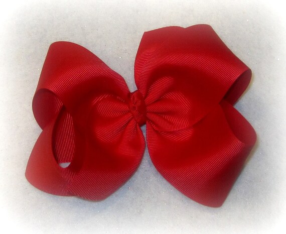 red hairbow large red