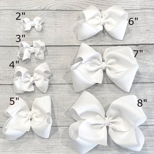 Hair Bows, Girls Hairbows, You Pick Size, Baby Hair Bow, Choose Colors, Basic Hair Bows, School Bows, Boutique Hair Bows, Bows for Girls