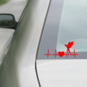 Macaw Decal, Parrot Decal, Bird Lover Gift, Bird Gift, Macaw Sticker, Parrot Sticker, Bird Decal, Exotic Bird Decal, Macaw Car Decal