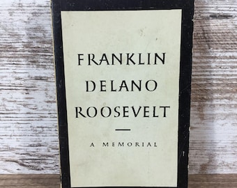 Franklin Delano Roosevelt A Memorial Pocket Book Edition Vintage Paperback