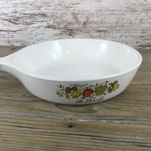 Vintage Corning Ware Spice of Life Le Persil P-83-B Sauce Pan Skillet (NO LID)