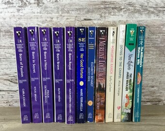 Lot of 12 Silhouette Romance Paperback Books Mixed Authors 1995-2005