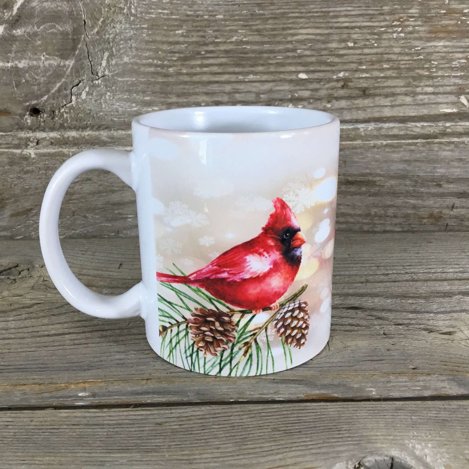 Cardinal Mug 11 oz Coffee Mug Winter Mug Christmas Mug  Etsy