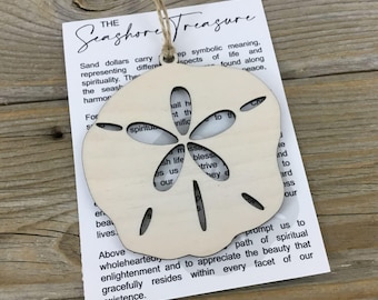 Sand Dollar The Seashore Treasure Story Card Ornament