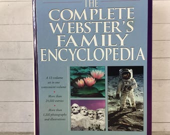 The Complete Websters Family Encyclopedia 1997 Edition Hardcover Paradise Press