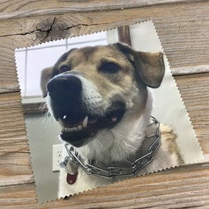Personalized Microfiber Lens Cleaning Cloth 6x6 - Add Your Photo or Logo