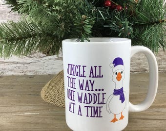Jingle All the Way Goose 15 oz Ceramic Coffee Mug