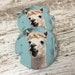 Alpaca Rustic Wood Coasters Set of 2 Car Coasters - Etsy