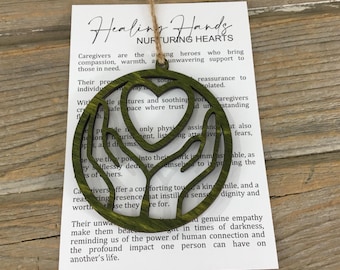 Healing Hands, Nurturing Hearts – Caregiver Story Card Ornament