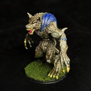 Werewolf TTRPG Painted Mini