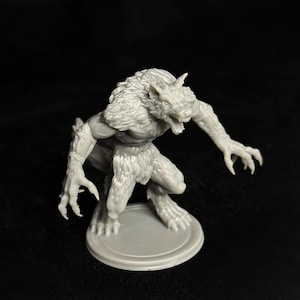 Werewolf TTRPG Mini (Unpainted)