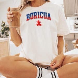 Boricua Coqui Frog T-Shirt, Puerto Rico Flag, Distressed Jibaro Tee, Pride T-Shirt, Boricua Gift, Puerto Rican Heritage, Coqui T-Shirt for