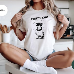 Funny Pigeon T-Shirt, Cool Bird Graphic Tee, Thats Coo Design Shirts, Perfect For Her, Sarcastic Humorous Birding Tee, Carrier Animal Shirt