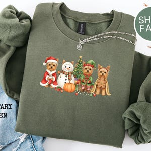 Yorkie Dog Lover Sweater - Dog Lover Sweater - Christmas Dog Sweatshirt - Dog Lover Gifts for Her - Yorkie Sweater - Yorkie Owner Shirt