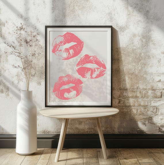Stampe artistiche da parete preppy alla moda, decorazioni per