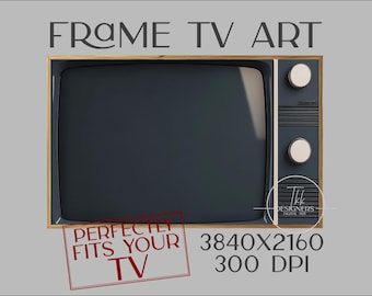 Retro TV Screen Art for Samsung Frame TV (Digital Download)