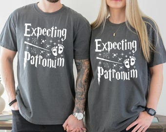 Expecting Patronum T-Shirt: Harry Potter Pregnancy Reveal Tee