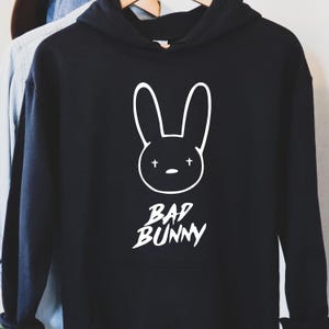Bad Bunny Graphic Sweatshirt: Music Lover&#39;s Concert Hoodie