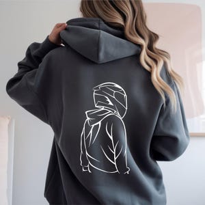Trendy Biker Hoodie: Graphic Motorcycle Apparel image 5