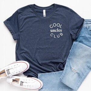 New Uncle Shirt, Cool Uncle, Cool Uncles Club T-shirt, Gift for Uncles, Pregnancy Announcement Tee for Uncle