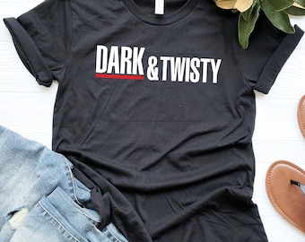 Dark And Twisty T-Shirt: Goth TV Show Tee