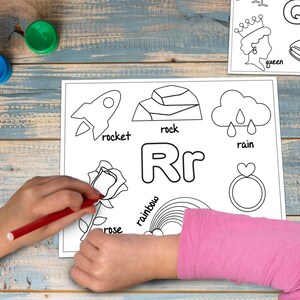 Coloring Pages of the Alphabet Coloring Pages for Preschoolers, an ...