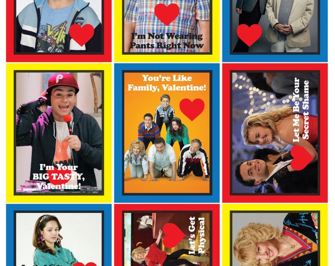 The Goldbergs Valentines Day Cards, Download and Print - Etsy