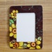 picture frame sunflowers honey bee pyrography wood burned 6x8 inch frame with 4x6 opening can be used landscape or portrait style