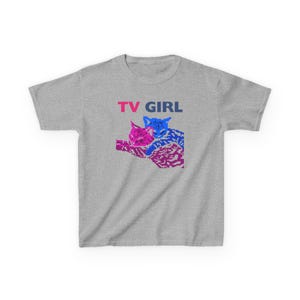 TV GIRL T-Shirt | Tv Girl Cat Pfp Baby Tee | Indie Rock Music Band Inspired Merch | Who Really Cares Album Tee | Y2K Shirt | Gift For Her image 6