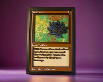 MTG Power 9: Magic Cards - Black Lotus, Ancestral Recall (SVG