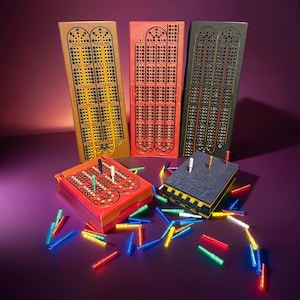 Personalized Cribbage Board Folding . Storage and Travel Bag
