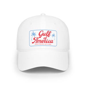 Trump America Low Profile Baseball Cap, Patriotic Hat, Summer Accessory, Outdoor Gear, Gift for Him, Casual Fashion