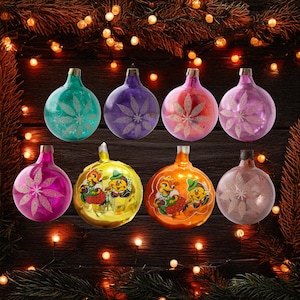Retro Weihnachten Glas Ornament Vintage Christbaumkugeln Weihnachtsbaum Ornamente Glaskugel Baumschmuck Einzug Ornament