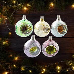 Retro Weihnachten Glas Ornament Vintage Christbaumkugeln Weihnachtsbaum Ornamente Glaskugel Baumschmuck Einzug Ornament