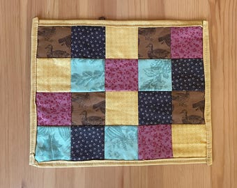 Tapis patchwork matelassé