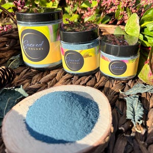 Blue Indigo Dye Powder- 4 oz , Indigo Dye, Natural Blue Soap Dye,  Blue Textile Dye, Plant Based Dye, Sustainably Grown Dye, Black Owned