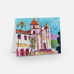 Kaart - Painterly Mission Santa Barbara