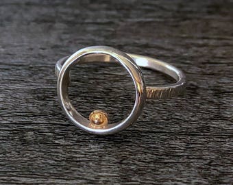 Sterling Silver Circle Ring