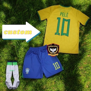 Personalized Brazil 2022 Home Football Set