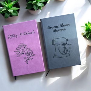 Customized Leather Journal, Personalized Leather Journal, Journal with Name, Personalized Notebook, Personalized Diary, Travel Size
