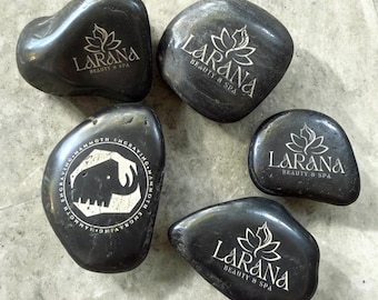 Custom Design Your Own Engraved River Rock