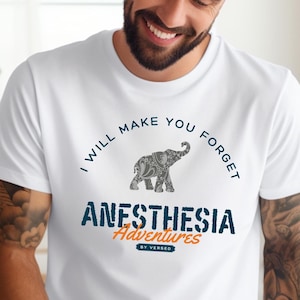 Funny Anesthesia Shirt, Anesthesia Adventures T-Shirt, Anesthesiologist gift, CRNA gift, Anesthesia team shirt, medical humor