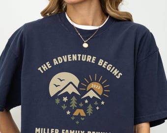 Comfort Colors Family Reunion Camping Custom Shirt Personalized Phrase Camping Trip Group Tee Mountain Hiking Adventure Vacation Memories