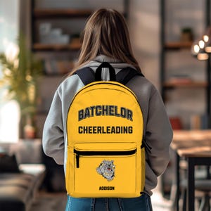 Benutzerdefinierte Sport-Team-Rucksack Personalisierte Maskottchen Logo Name Passende Spirit Sporttasche für Sportler Team Sporttaschen Geschenk für Schulteams