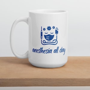 Surgery Team Gift Anesthesiologist Coffee Mug CRNA Anesthesia Tech Coffee Cup Anesthesia Team Present Medical Team Nurse Anesthetist Gift