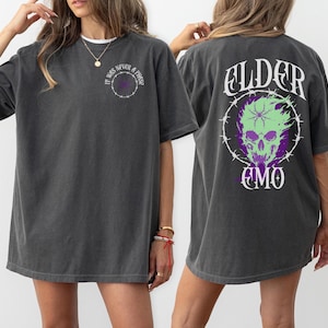 It Was Never A Phase Elder Emo Shirt Emo Moms Skeleton Tee Elder Emo Club Tshirt Gift for Emo Dad Women Men Emo Shirt Pop Punk Gift Emo Fan