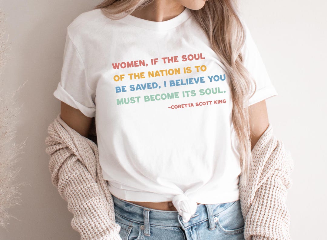 Womens History Month Shirt Coretta Scott King Celebrate Strong Women ...