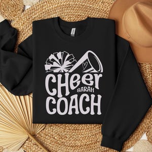 Cheer Coach Crewneck Sweatshirt Cheerleading Coach Gifts Athletic Coach End-of-Season Gift Competitive Cheer All Star Cheer Squad Banquet